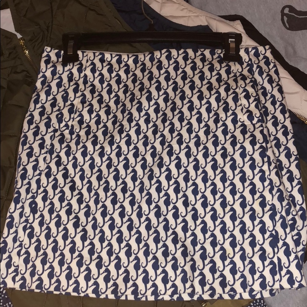 JCrew Seahorse Skirt